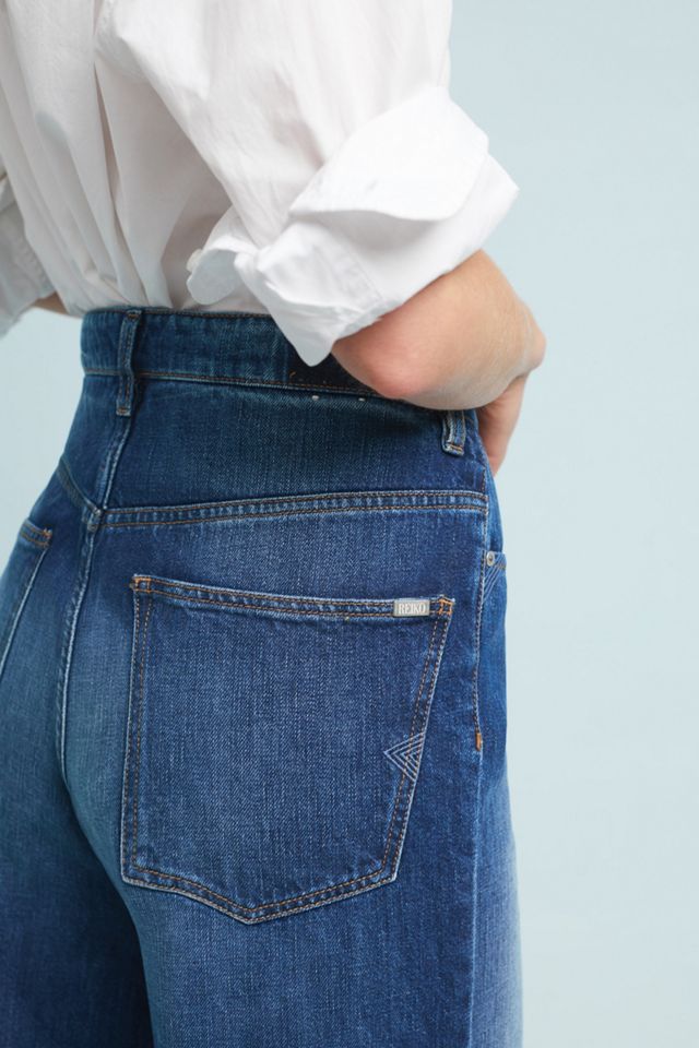 Reiko Pedro Mid-Rise Culotte Jeans #4