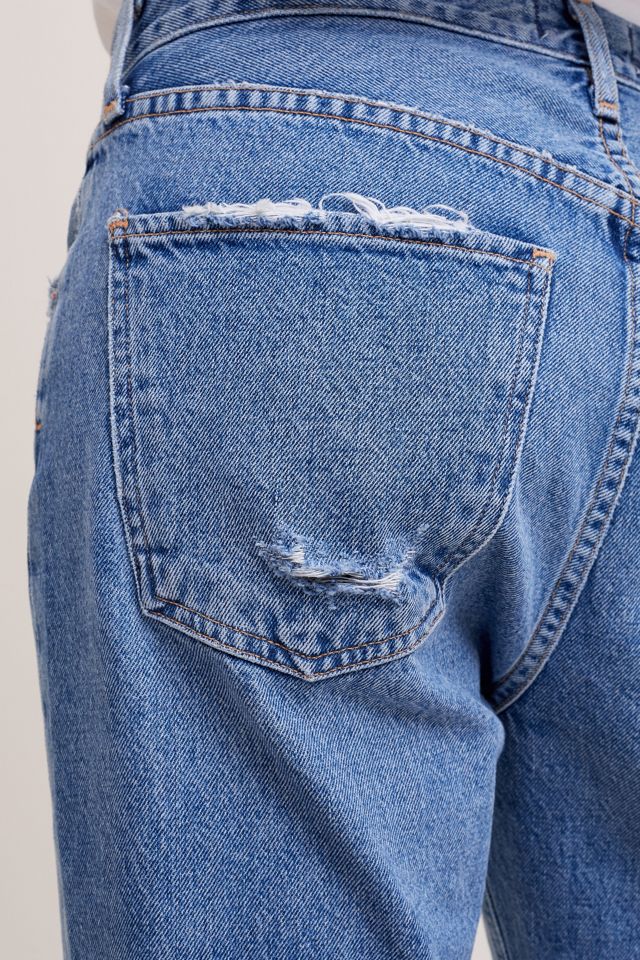 Agolde Low-Rise Straight Leg Cigarette Jeans