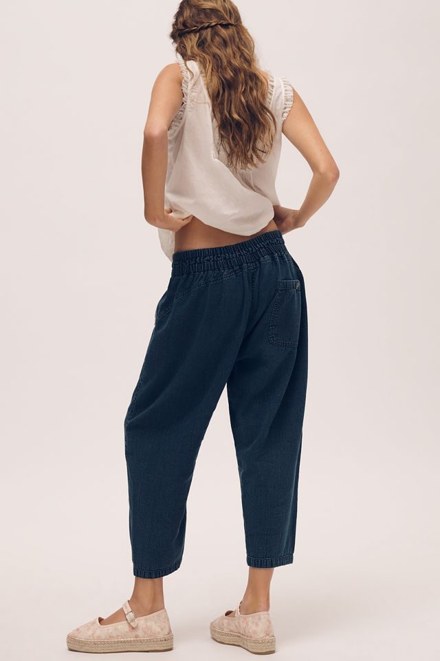 Jeans Harem in Cotone a Vita Media Pilcro #2
