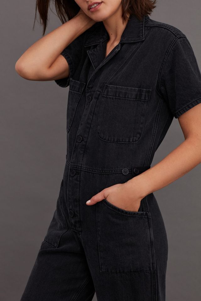 Pistola Grover Denim Utility Jumpsuit #1