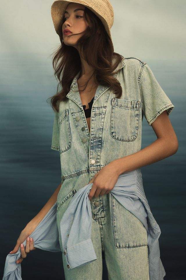 Pistola Grover Short-Sleeve Straight-Leg Jumpsuit #1