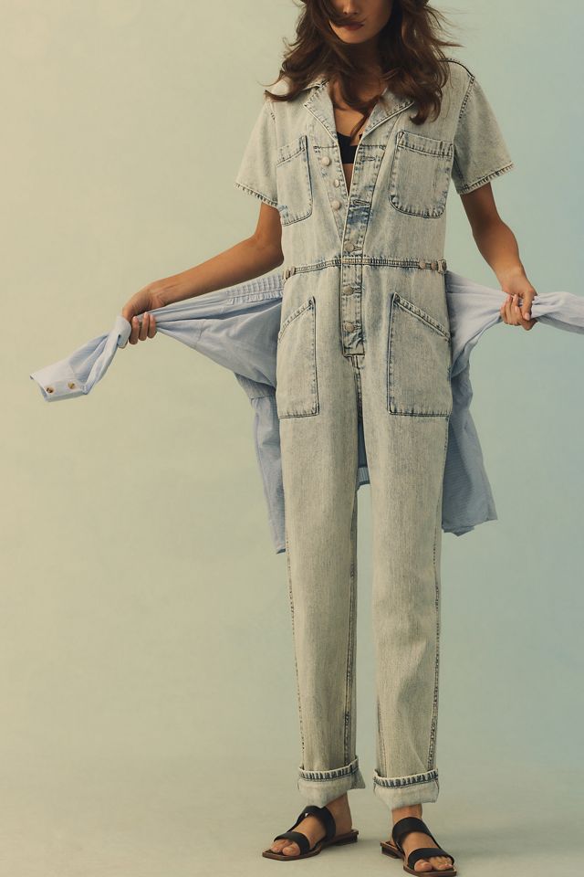 Pistola Grover Short-Sleeve Straight-Leg Jumpsuit #3