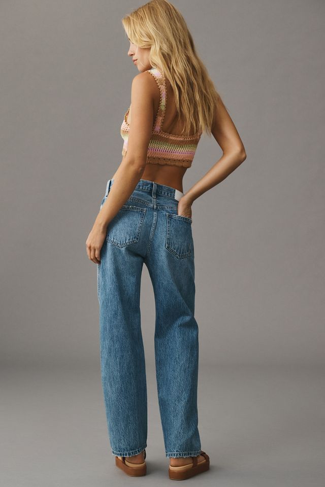 Pistola Bobbie Mid-Rise Crop Loose Straight-Leg Jeans #2