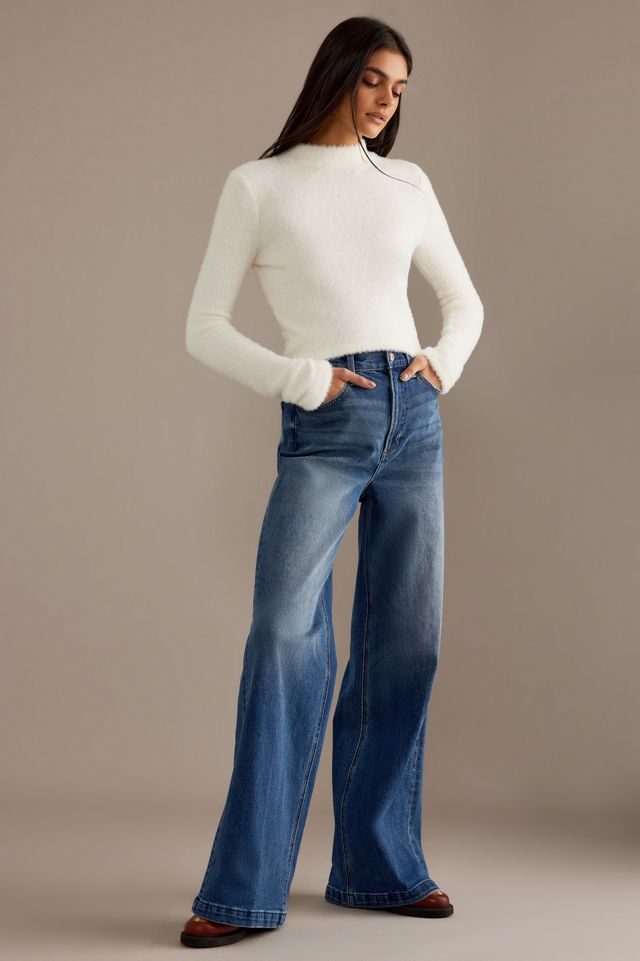 Pistola Lana Hoch-Aufstieg Weit-Bein Jeans #1
