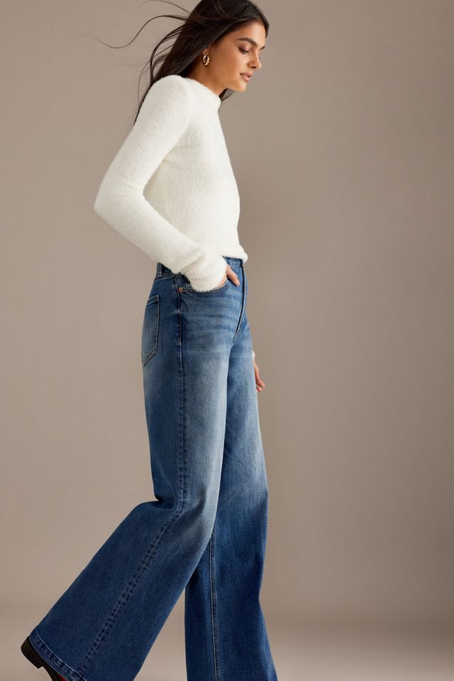 Pistola Lana Hoch-Aufstieg Weit-Bein Jeans #4