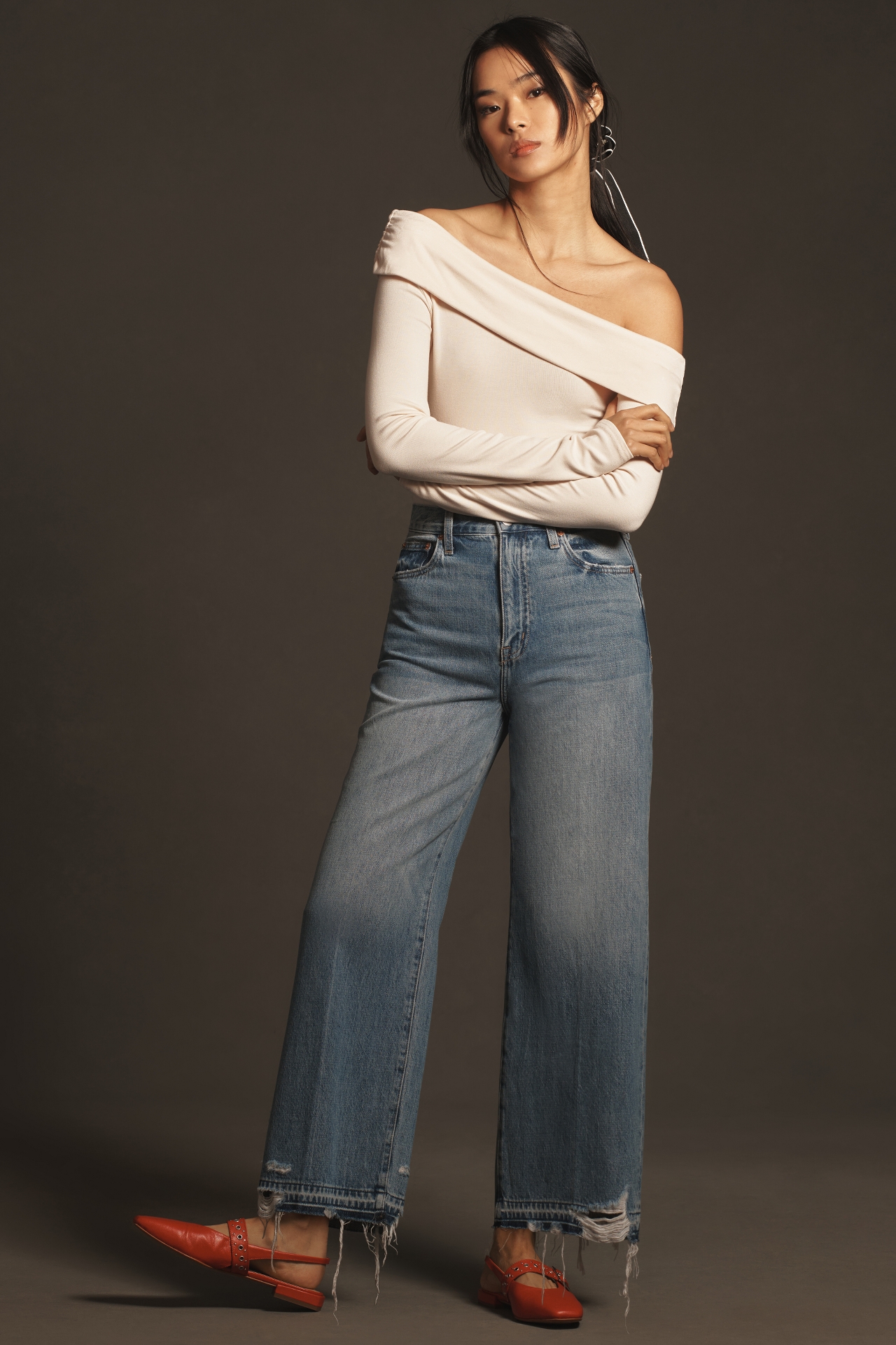 Pistola Loretta High-Rise Wide-Leg Jeans