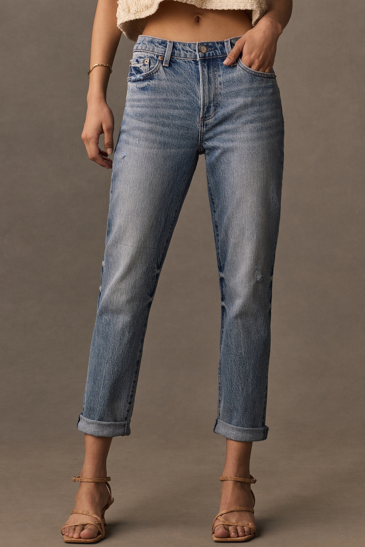 Pistola Riley Mid-Rise Slim Boyfriend Jeans