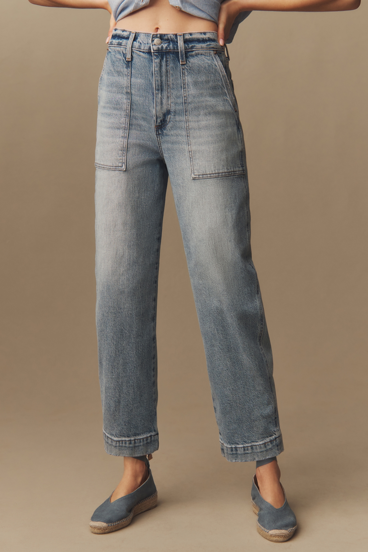 Pistola Turner High-Rise Utility Barrel Jeans