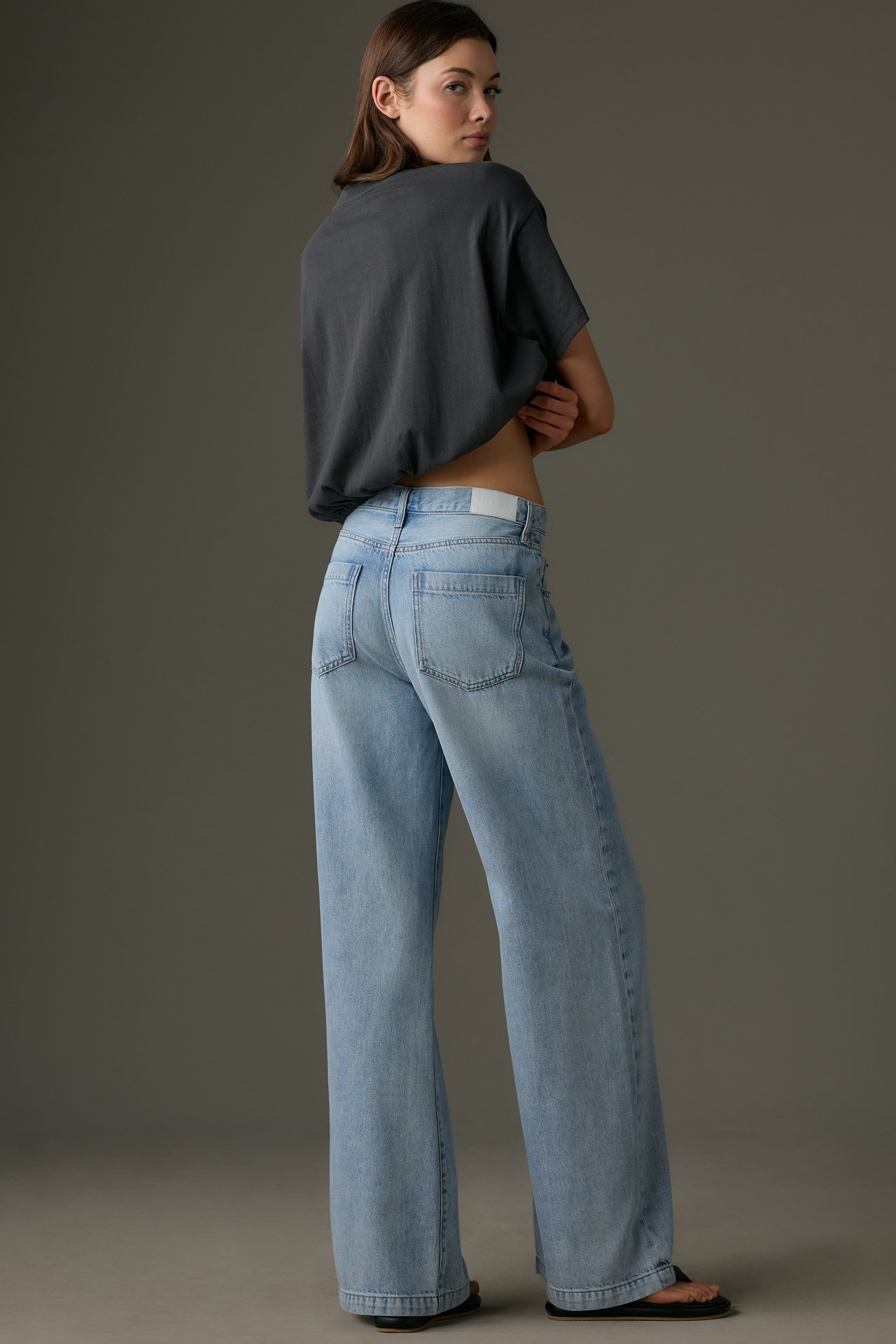 Pistola Jaden Low-Rise Wide-Leg Jeans