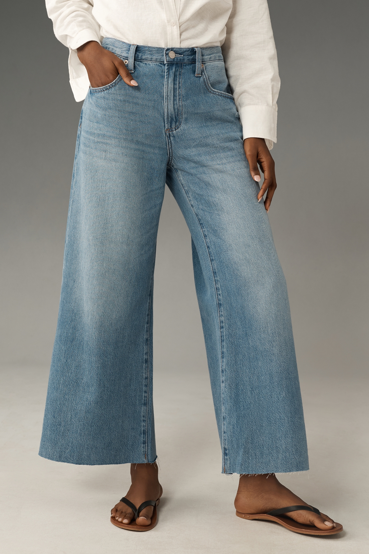 Pistola Jadyn High-Rise Crop Wide-Leg Jeans