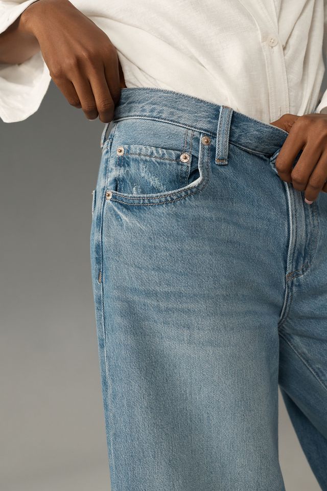 Tate Crop High Rise Bowed Wide Leg Jean - Dune // Pistola