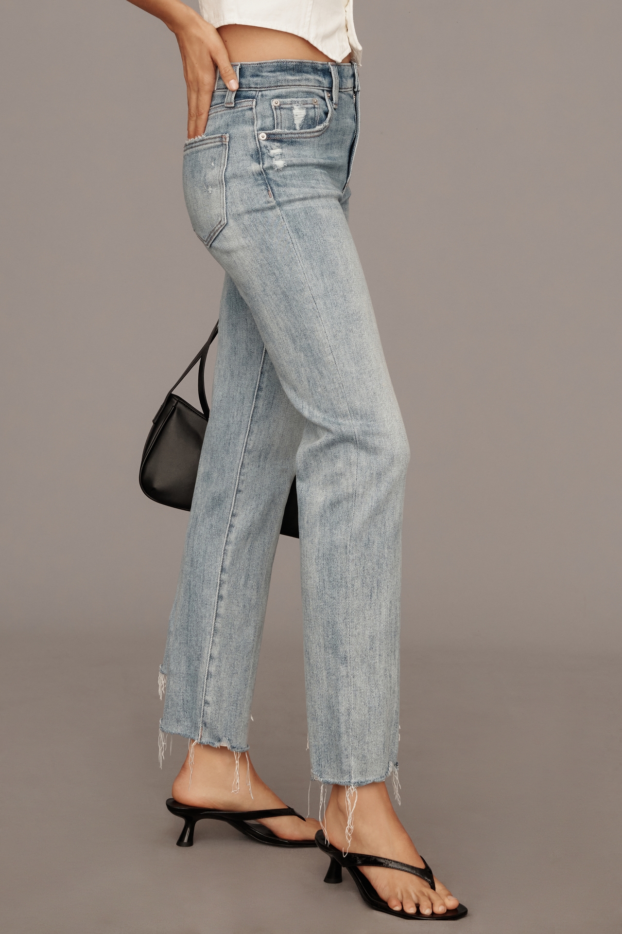 Pistola Monroe High-Rise Straight-Leg Jeans