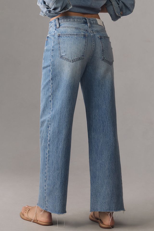 Pistola Bobbie Seamed Ankle Mid-Rise Loose Straight-Leg Jeans #3