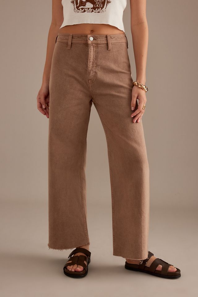 Jeans Pistola Penny taille haute et jambe large raccourcie #1