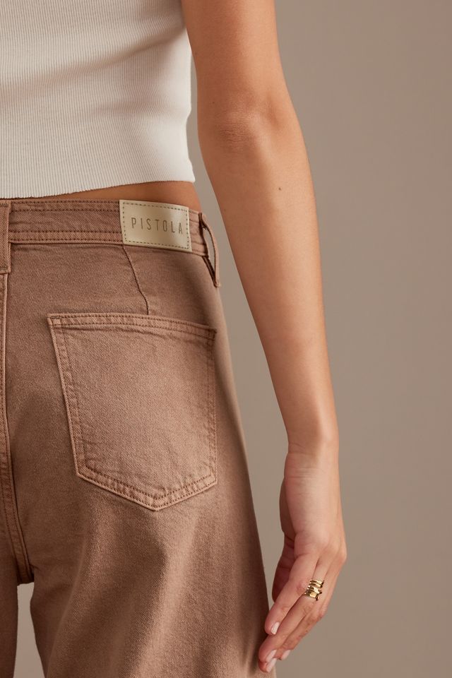 Jeans Pistola Penny taille haute et jambe large raccourcie #4