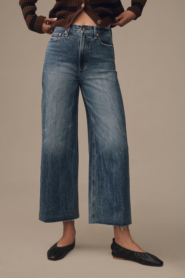 Pistola Lana High-Rise Ultra Wide-Leg Crop Jeans #1