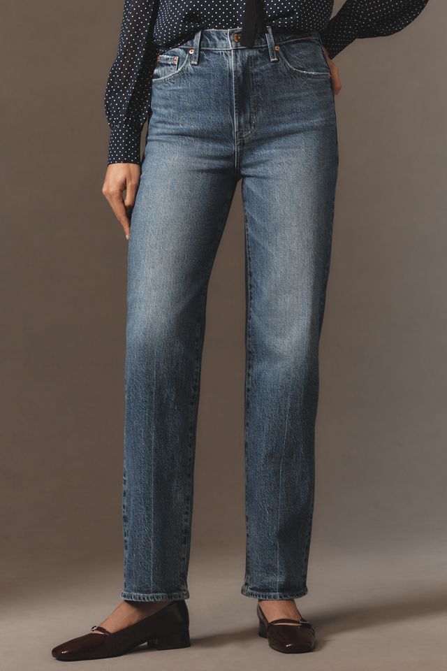 Cassie High Rise Straight Leg Jeans
