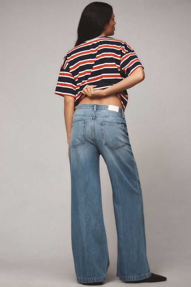 Pistola Jadyn Low-Slung Palazzo Jeans #5