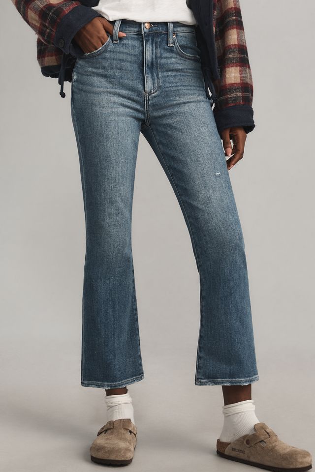 Pistola Lennon High-Rise Crop Flare Jeans #1