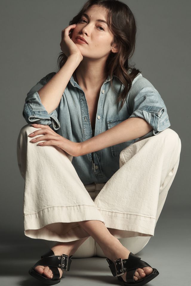 Pistola Penny Utility High-Rise Wide-Leg Jeans #2