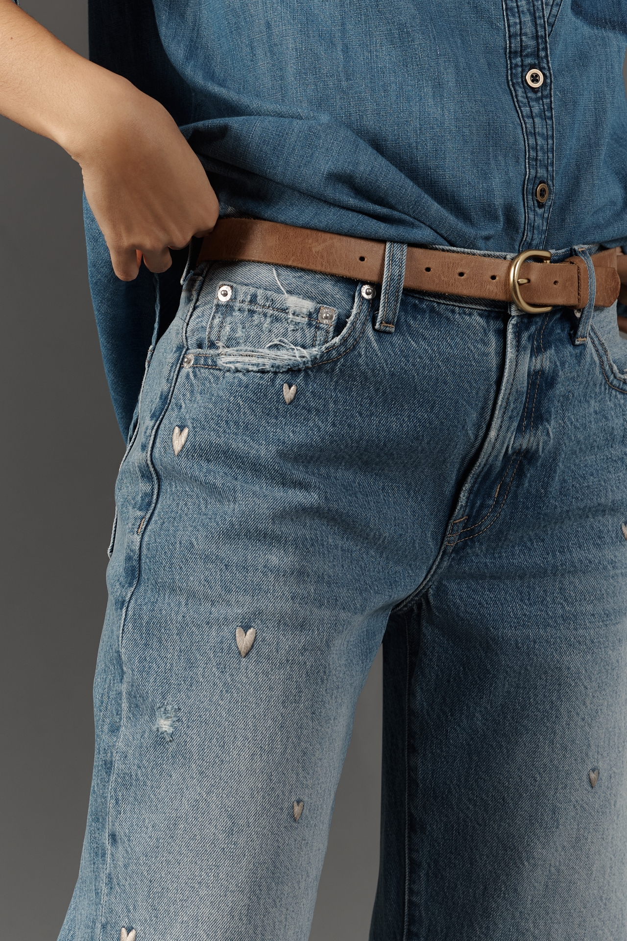 Pistola Lexi High-Rise Tapered Barrel Leg Jeans