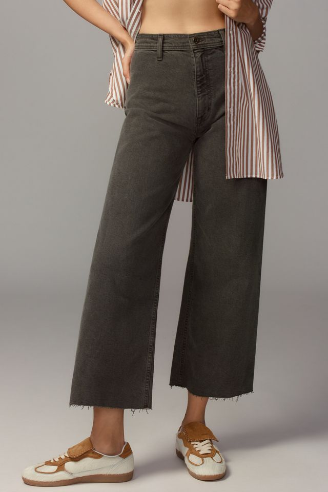 Pistola PENNY High Rise Wide Leg Crop Jeans