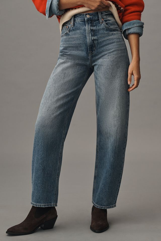 Pistola Wes High-Rise Barrel-Leg Jeans #1