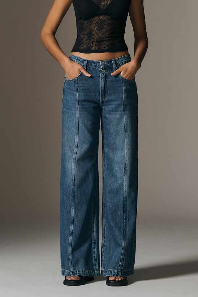 Pistola Jadyn Low-Slung Palazzo Jeans #1