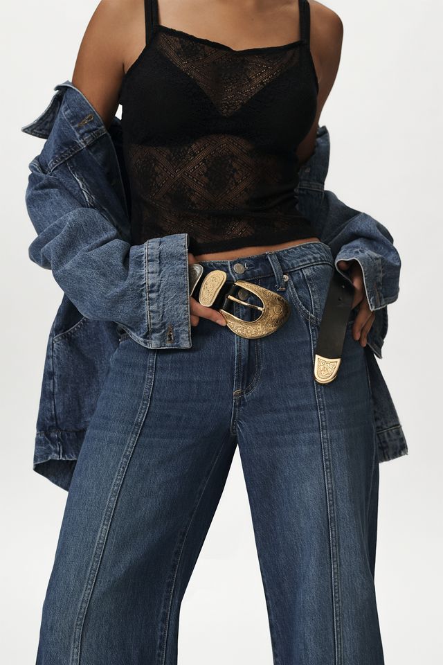 Pistola Jadyn Low-Slung Palazzo Jeans #2