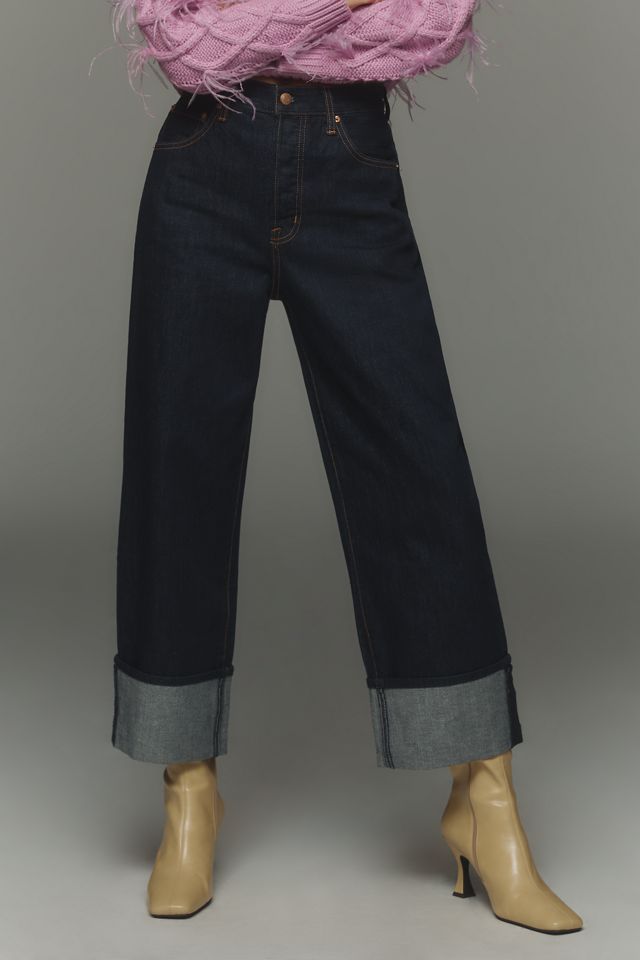 Pistola Ryder High-Rise Cuffed Straight-Leg Jeans #1