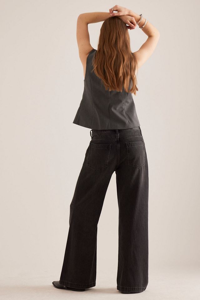 Jeans Palazzo Pistola Jadyn a Vita Bassa #1