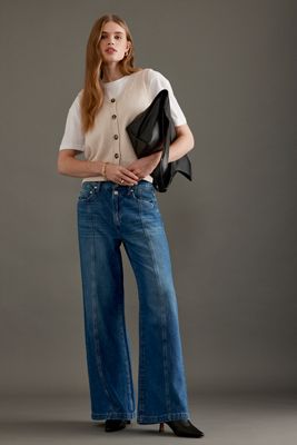 Pistola Jadyn Niedrig-Taillierte Palazzo Jeans