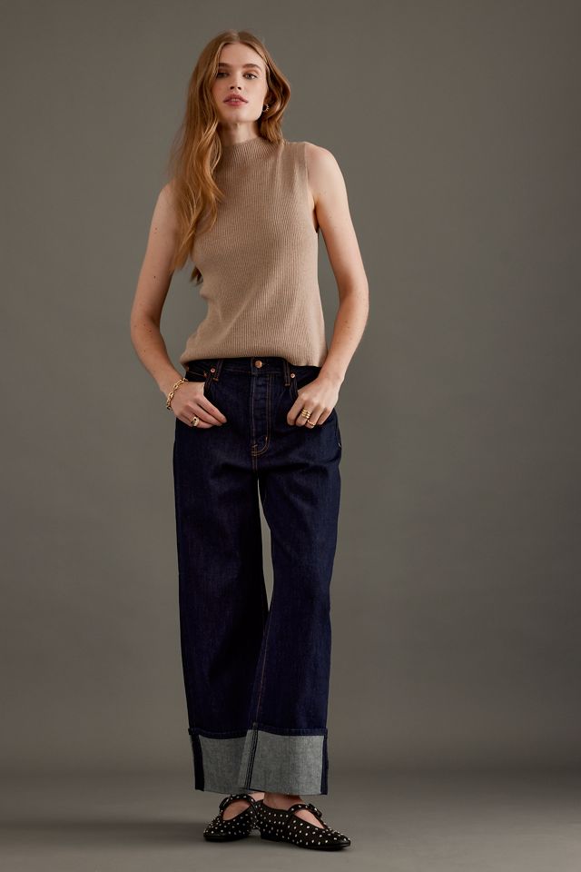Pistola Ryder High-Rise Cuffed Straight-Leg Jeans #4