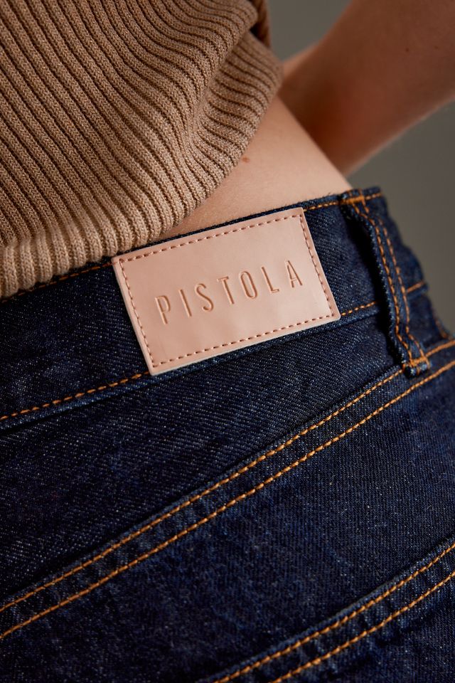 Pistola Ryder High-Rise Cuffed Straight-Leg Jeans #5
