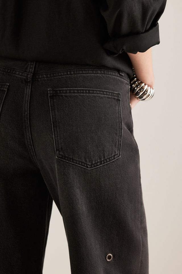 Jean Baggy Rétro Y2K Imprimé Totem - Taille Haute, Jambe Large, Style Goth Harajuku Hip-hop, Unisexe