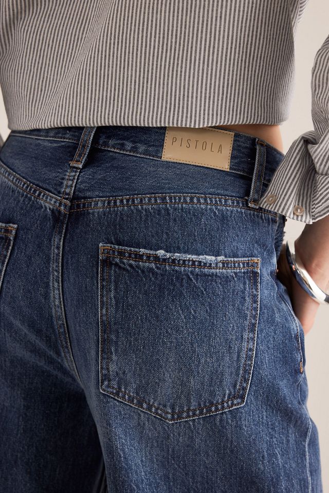 Pistola Ryder High-Rise Cuffed Straight-Leg Jeans #2