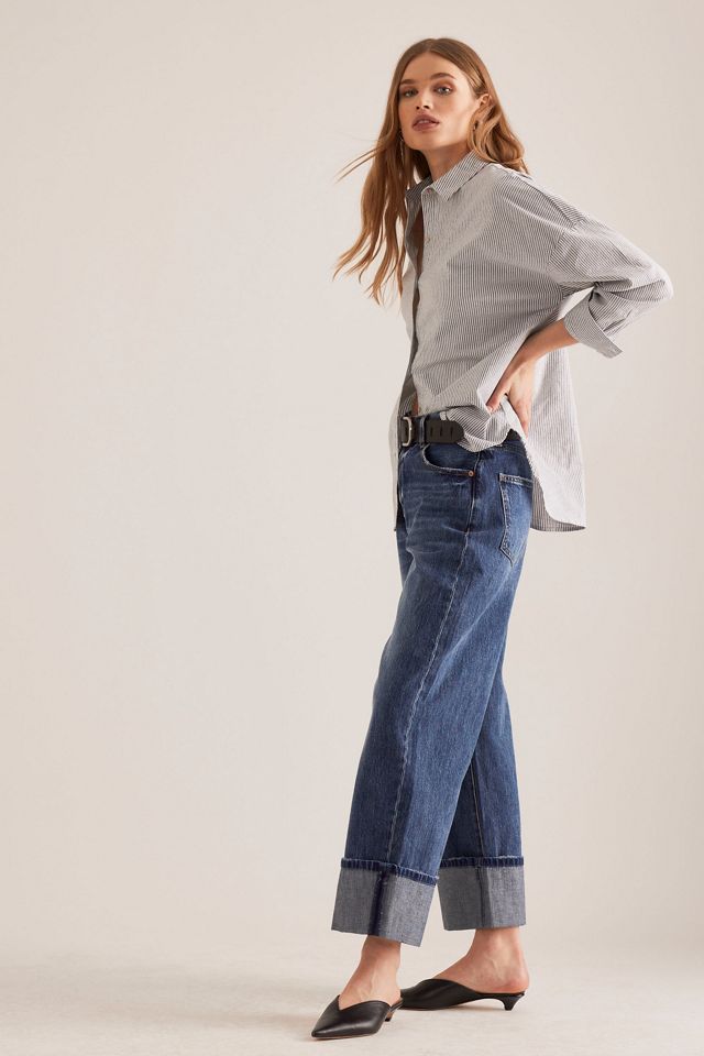 Pistola Ryder High-Rise Cuffed Straight-Leg Jeans #3