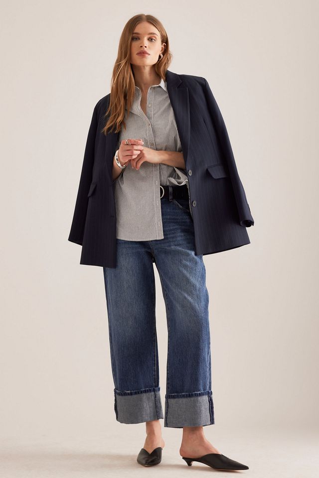 Pistola Ryder High-Rise Cuffed Straight-Leg Jeans #5