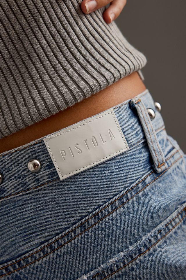 Jeans Rectos con Lazo Pistola Lexi de Tiro Medio #5