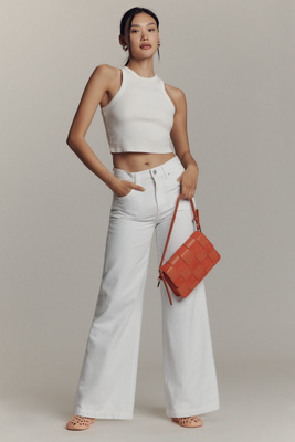 Pistola Jadyn Low-slung Palazzo Jeans In White
