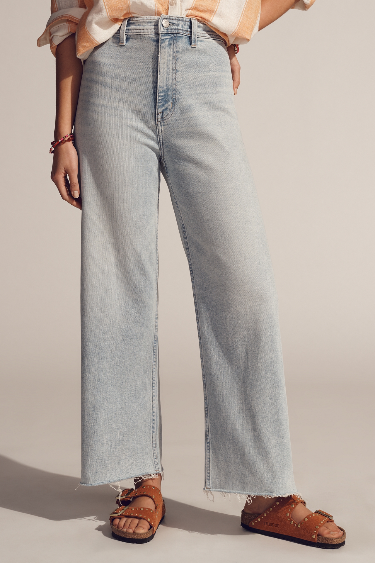 Pistola Penny High-Rise Crop Wide-Leg Jeans