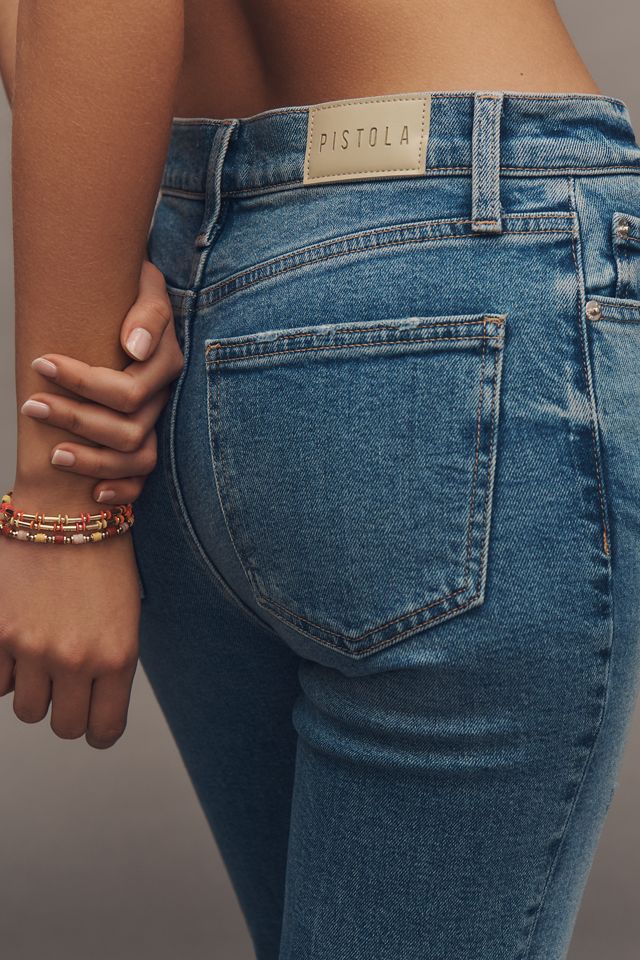 Pistola Lennon High-Rise Crop Flare Jeans #3