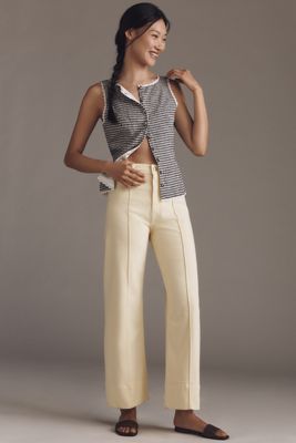 Pistola Penny High-Rise Wide-Leg Ankle Jeans
