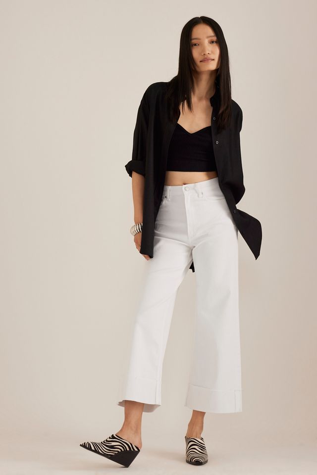 Pistola Lana High-Rise Cuffed Crop Ultra Wide-Leg Jeans #3