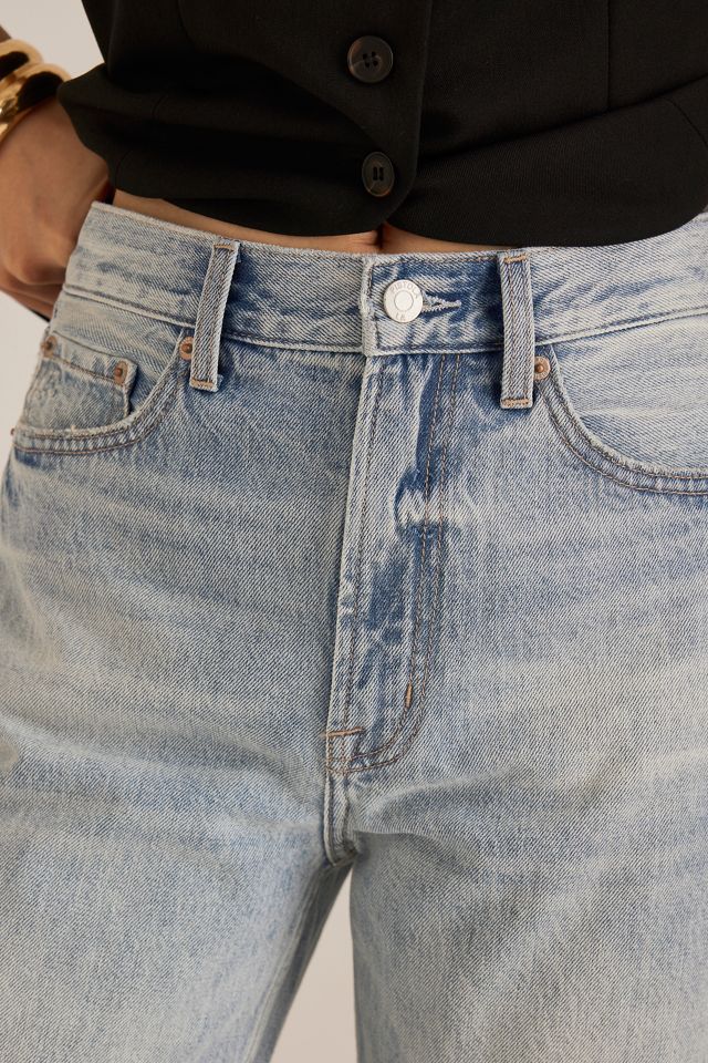 Jeans Barrel de Tiro Alto Wes de Pistola #4