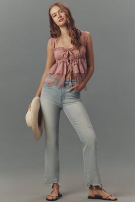 Pistola Lennon High-Rise Crop Flare Jeans