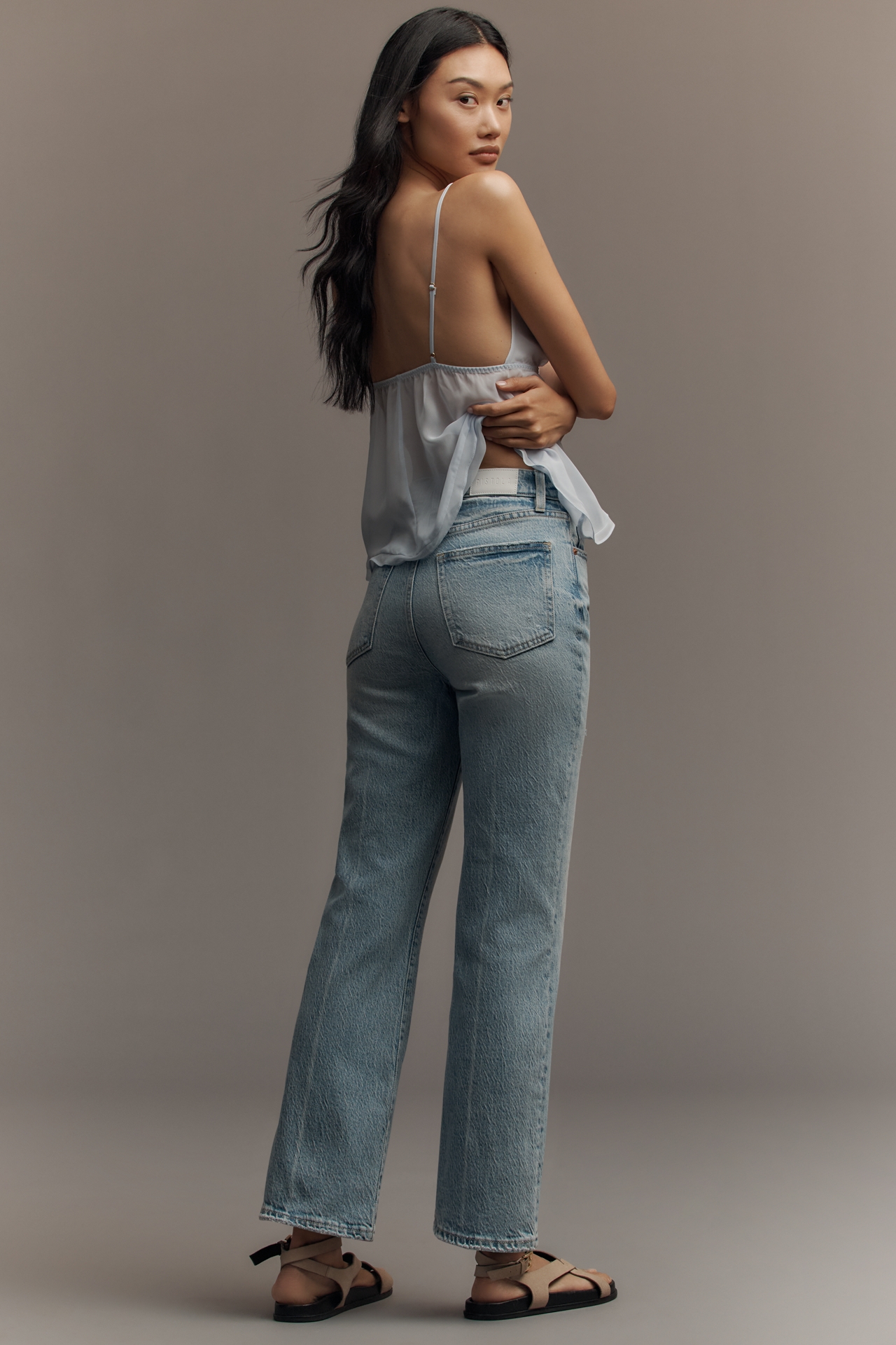 Pistola Ally High-Rise Crop Flare Jeans