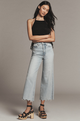 Pistola Lana High-rise Crop Wide-leg Jeans