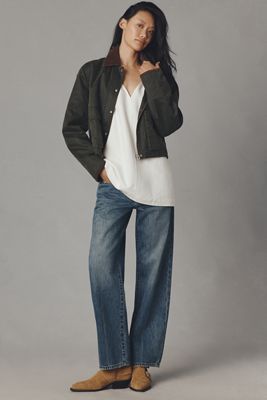 Pistola Lexi Petite Mid-Rise Straight Jeans