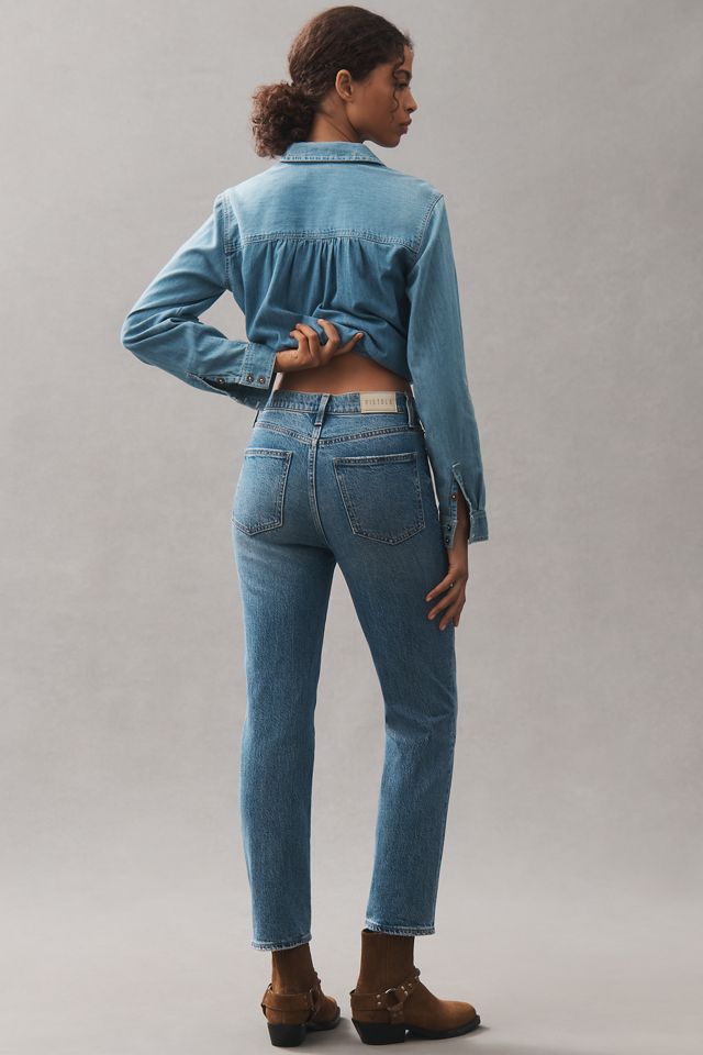 Pistola Bri High-Rise Ankle Straight-Leg Jeans #2